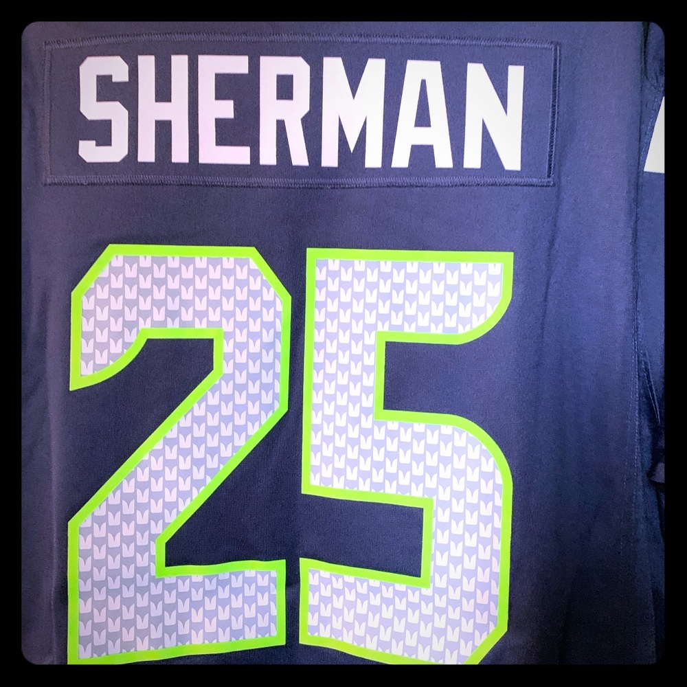 SOLD -NFL licensed Seattle Seahawks jerseys.